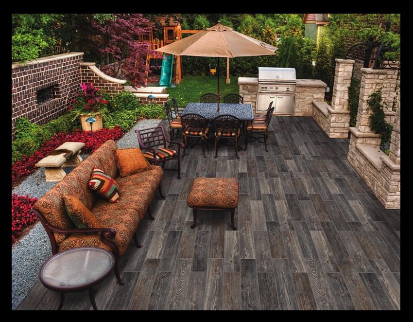 FLO28 - FORREST BLACK NATURAL - Wood Look